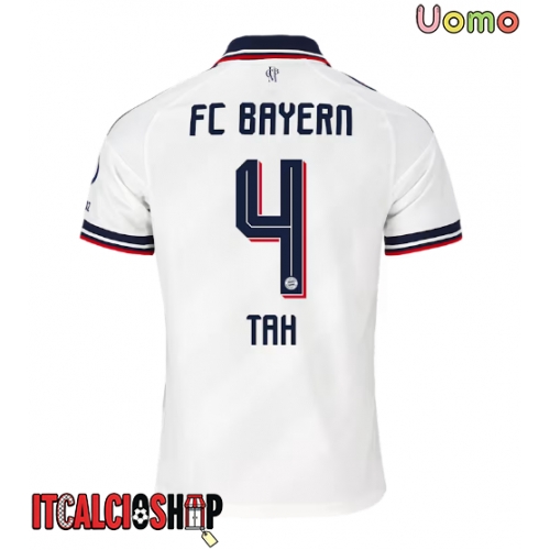 Bayern Munich Jonathan Tah #4 Seconda Maglia 2026-27 Manica Corta